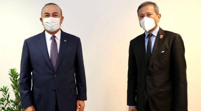 ÇAVUŞOĞLU MEVKİDAŞI BALAKRİSHNAN İLE GÖRÜŞTÜ