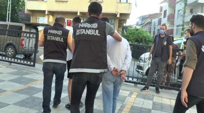 İstanbul'da eş zamanlı narkotik operasyonu