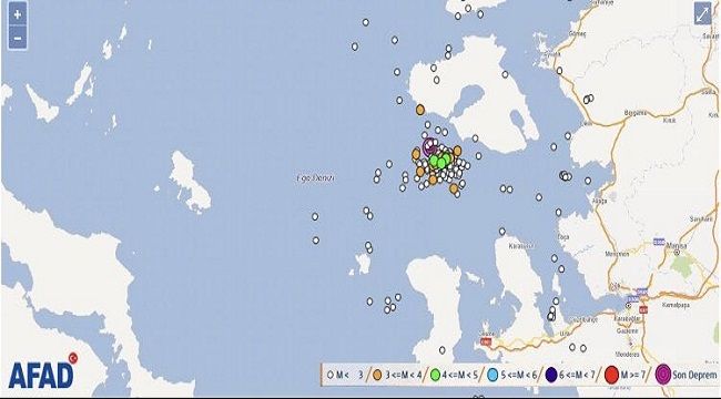 AFAD AÇIKLADI: İZMİR AÇIKLARINDA DEPREM