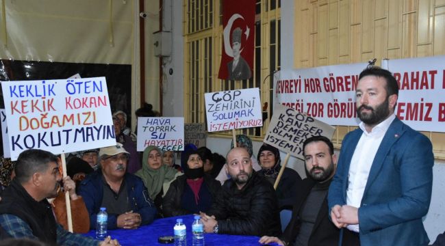 BAŞKAN ARTÇI'DAN KAYALAR'A ÇÖP TESİSİ ÇIKIŞI