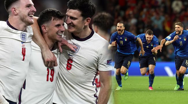 Euro 2020 finalistleri belli oldu:İtalya-İngiltere