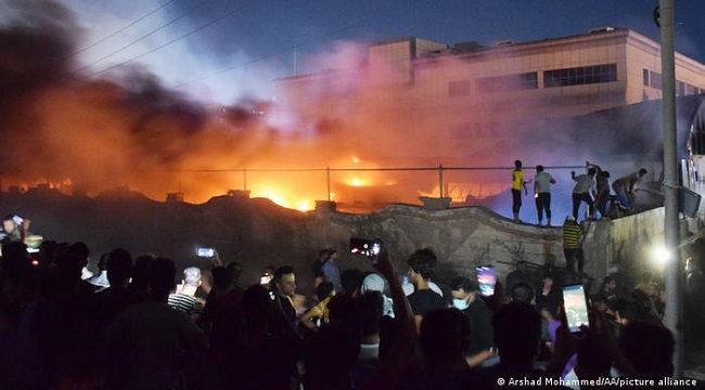 Irak'taki yangında can kaybı sayısı artıyor