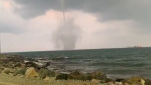 İskenderun'da hortum paniği