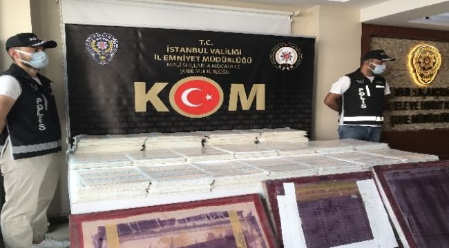 387 bin adet sahte alkol bandrolü yakalandı