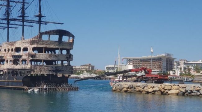 Alanya'da tekne yangınının bilançosu