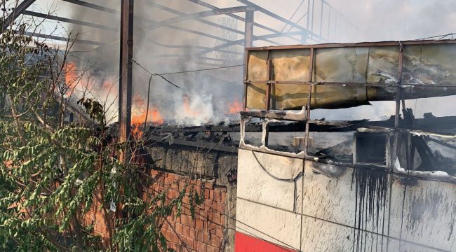 Balık restoranı alev alev yandı