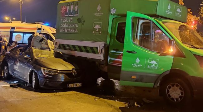 Bayrampaşa'da zincirleme trafik kazası