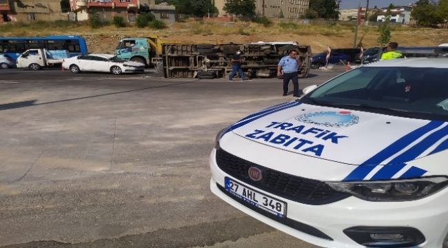 Gaziantep'te korkutan kaza