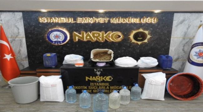 İstanbul'da narkotik operasyonu