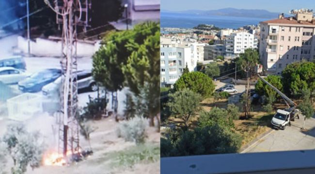 Kuşadası'nda çıkan yangın söndürüldü