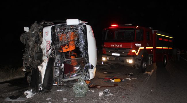 Manisa'da korkunç kaza: 4 ölü, 5 yaralı