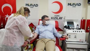 MÜSİAD İZMİR'DEN KAN BAĞIŞI ÇAĞRISI