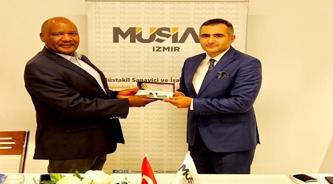 MÜSİAD İZMİR, KENYA BÜYÜKELÇİSİNİ MİSAFİR ETTİ