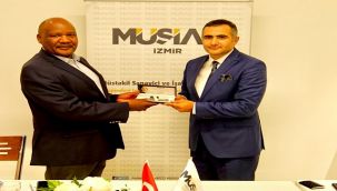 MÜSİAD İZMİR, KENYA BÜYÜKELÇİSİNİ MİSAFİR ETTİ