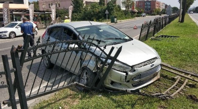 Samsun'da trafik kazası meydana geldi