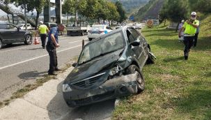 Samsun'da trafik kazası meydana geldi