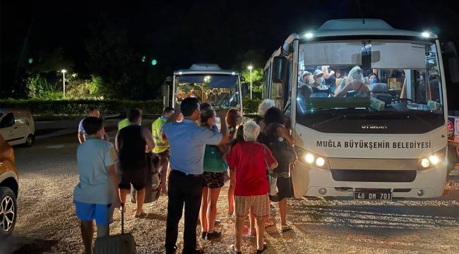 Santral çevresinde yaşayan vatandaşlar tahliye edildi