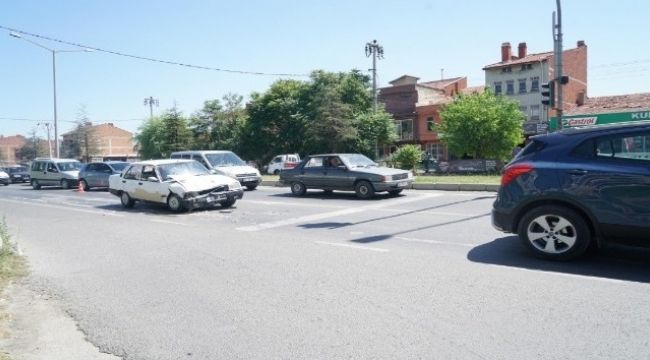 Tavşanlı'da trafik kazası meydana geldi