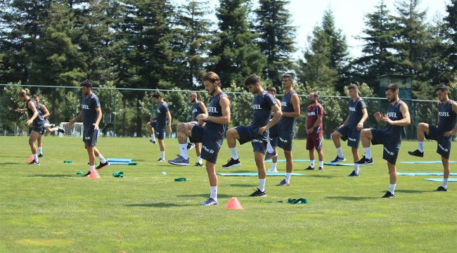 Trabzonspor, Molde maçı hazırlıklarını başladı