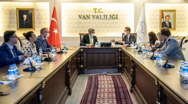 AB Türkiye Delegasyonu Başkanı Landrut Van'da