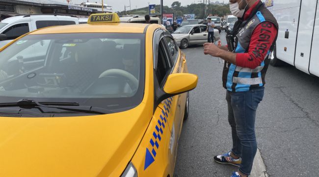 Eminönü'nde taksicilere ceza yağdı