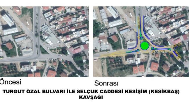 İZMİR'DE YENİ KAVŞAK PROJESİ