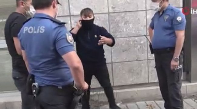 Maske takmayıp polise direnen kurye beraat etti