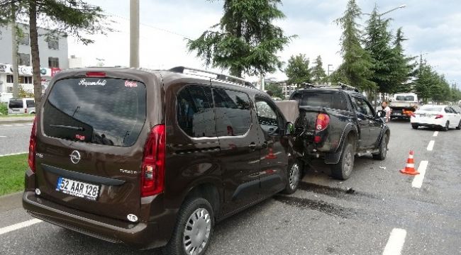 Ordu'da zincirleme trafik kazası meydana geldi