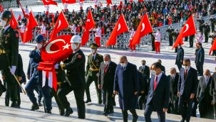 Anıtkabir'de 29 Ekim Cumhuriyet Bayramı Töreni