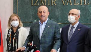 BAKAN ÇAVUŞOĞLU İZMİR'DE