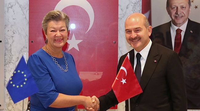 Bakan Soylu, Johansson'ı kabul etti