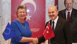 Bakan Soylu, Johansson'ı kabul etti