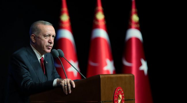 Cumhurbaşkanı Erdoğan, Beştepe'deki açılış töreninde konuştu