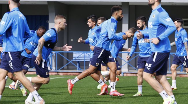 Fenerbahçe, Trabzonspor maçının taktiğini çalıştı