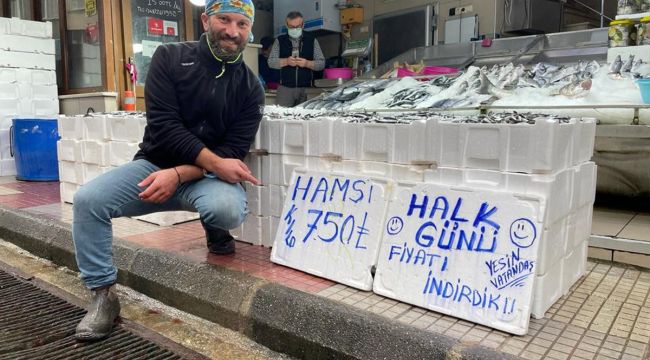 Hamsinin fiyatı 7,5 TL’ye liraya kadar geriledi