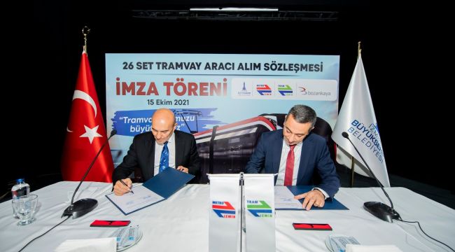 İZMİR TRAMVAYI İÇİN DEV İMZA