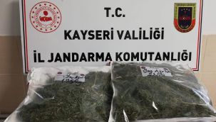 Kayseri'de 4 kilo esrar ele geçirildi