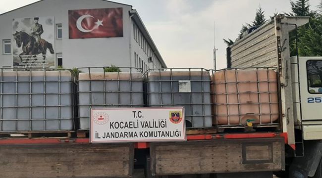 Kocaeli'de 6 ton kaçak akaryakıt ele geçirildi