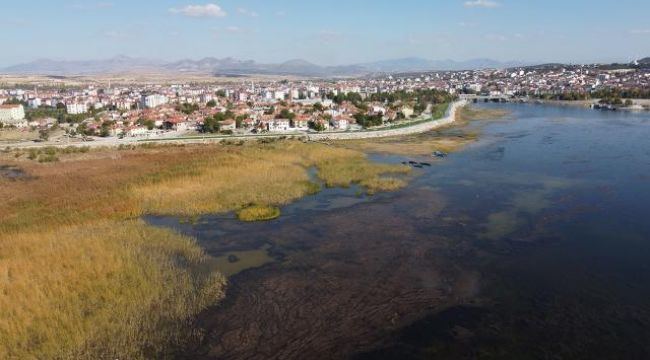 Türkiye'nin en büyük tatlı su gölünde kuraklık tehlikeli boyutta