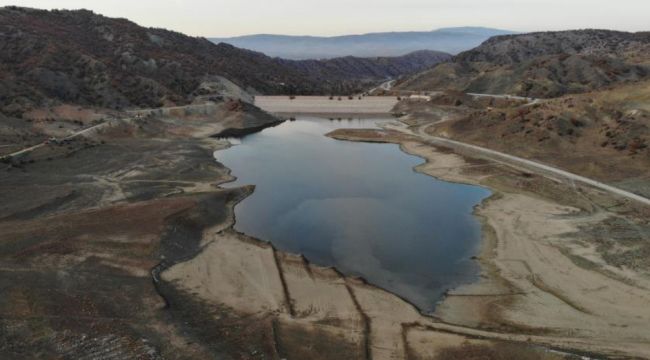 Çorum'da korkutan manzara, 30 günlük içme suyu kaldı