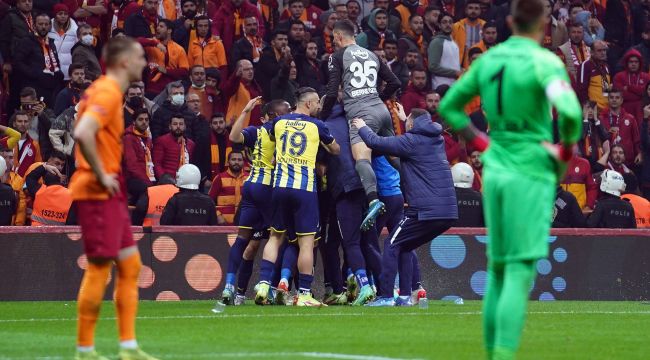 Dev derbide kazanan Fenerbahçe