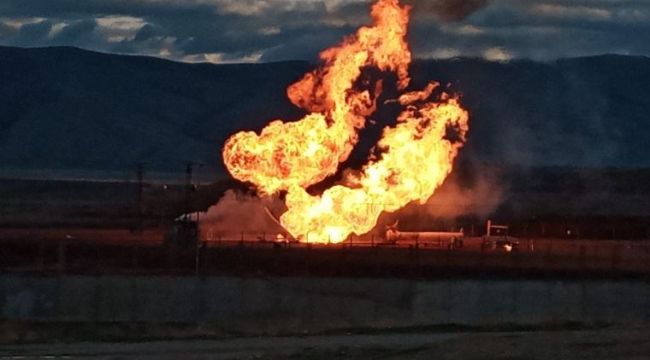 İran'da doğal gaz boru hattında patlama