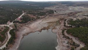 Musaözü Göleti’nin su seviyesi düştü