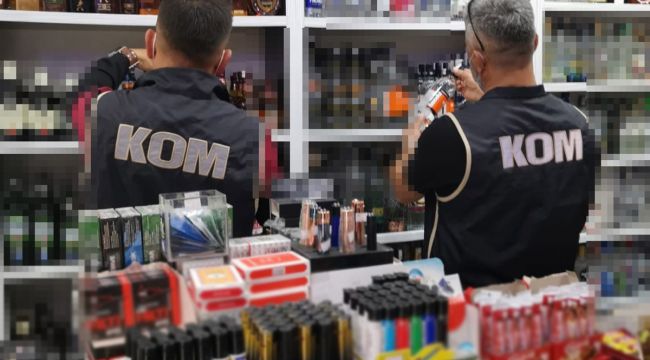 Polis ve Jandarmadan eş zamanlı  alkol operasyonu