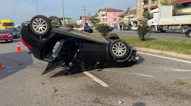 Samsun'da feci kaza