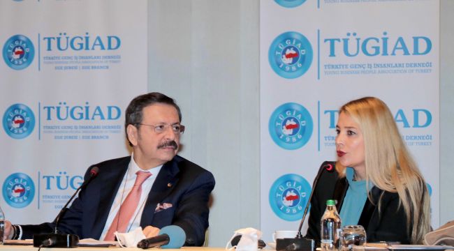 TÜGİAD, BAŞKAN HİSARCIKLIOĞLU'NU AĞIRLADI