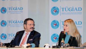 TÜGİAD, BAŞKAN HİSARCIKLIOĞLU'NU AĞIRLADI