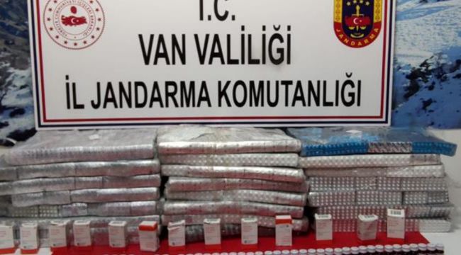 Van'da İran menşeli 243 bin 181 tıbbi hap ele geçirildi