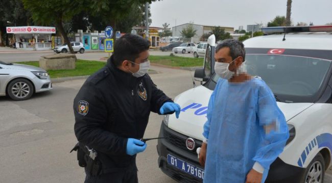 Bıçaklanan yaralı hastaneden kaçtı, hasta önlüğüyle yakalandı