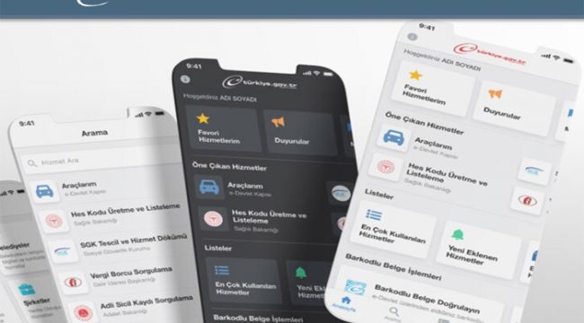 E-Devlet'ten birçok yeni hizmet daha